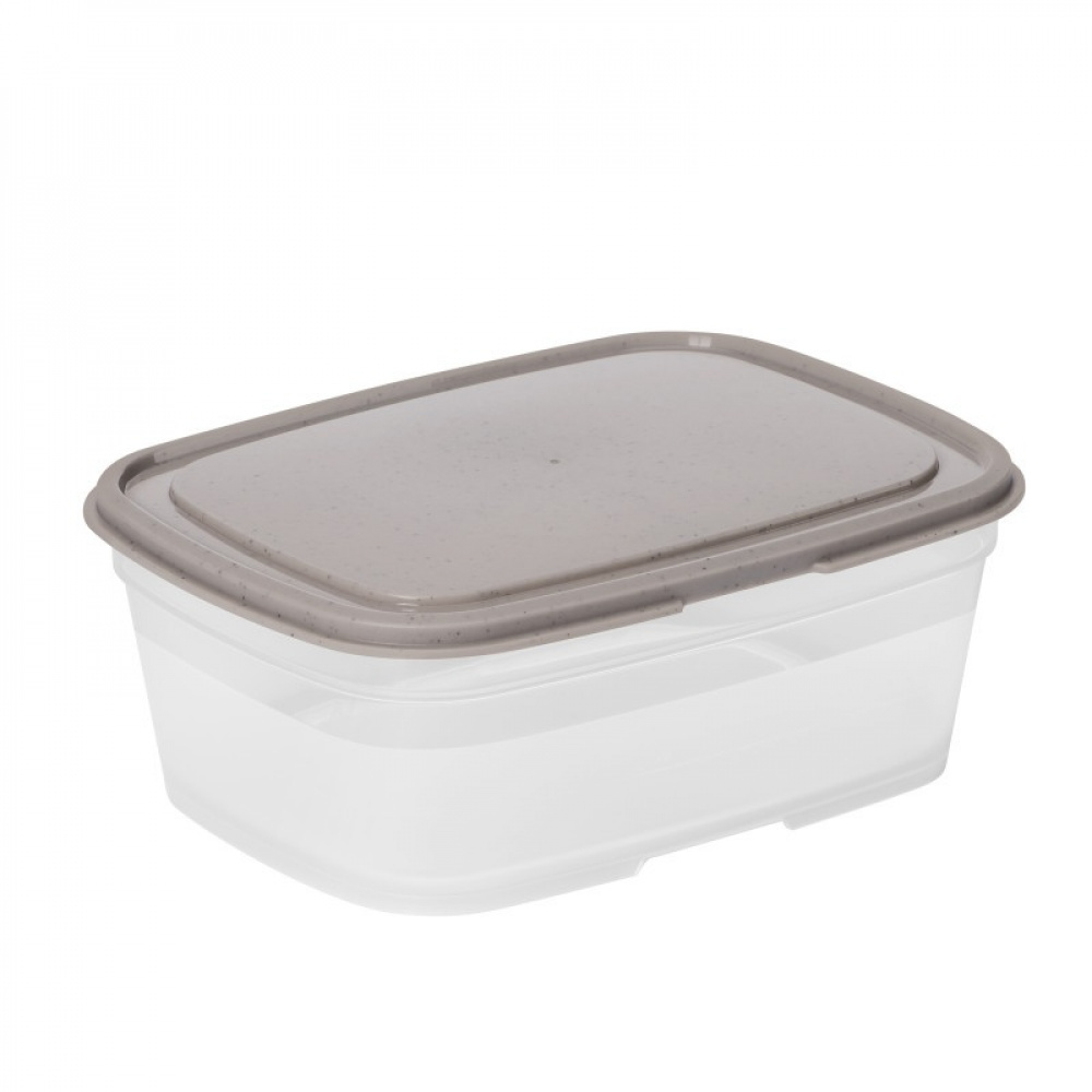 Matlåda, 0,8 L, SMARTSTORE SUSTAIN, Transparent / Earl grey i gruppen Förvaring / Köksförvaring / Matlådor / Plast hos SmartaSaker.se (42143)