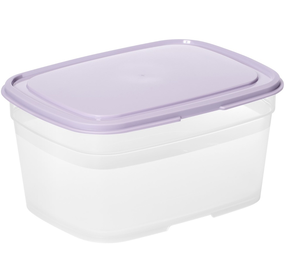 Matlåda, 1 L, SMARTSTORE FRESH, Transparent / Lila i gruppen Förvaring / Köksförvaring / Matlådor / SmartStore matlådor hos SmartaSaker.se (42146)