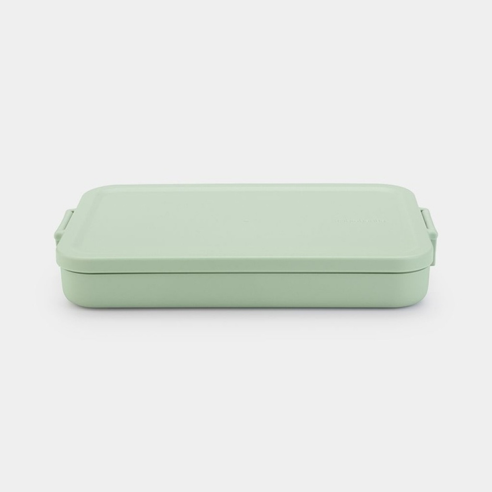 Matlåda, 1,1 L, BRABANTIA MAKE & TAKE FLAT LUNCH BOX , 25,5 x 16,7 x H 3,7 cm i gruppen Förvaring / Köksförvaring / Matlådor / Matlådor i plast hos SmartaSaker.se (42148)