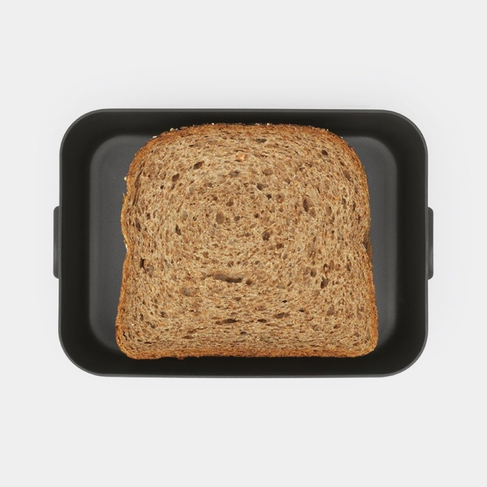 Matlåda, 1,1 L, BRABANTIA MAKE & TAKE MEDIUM LUNCH BOX , 20 x 13,5 x H 5,5 cm, Mörkgrå i gruppen Förvaring / Köksförvaring / Matlådor / Matlådor i plast hos SmartaSaker.se (42149)