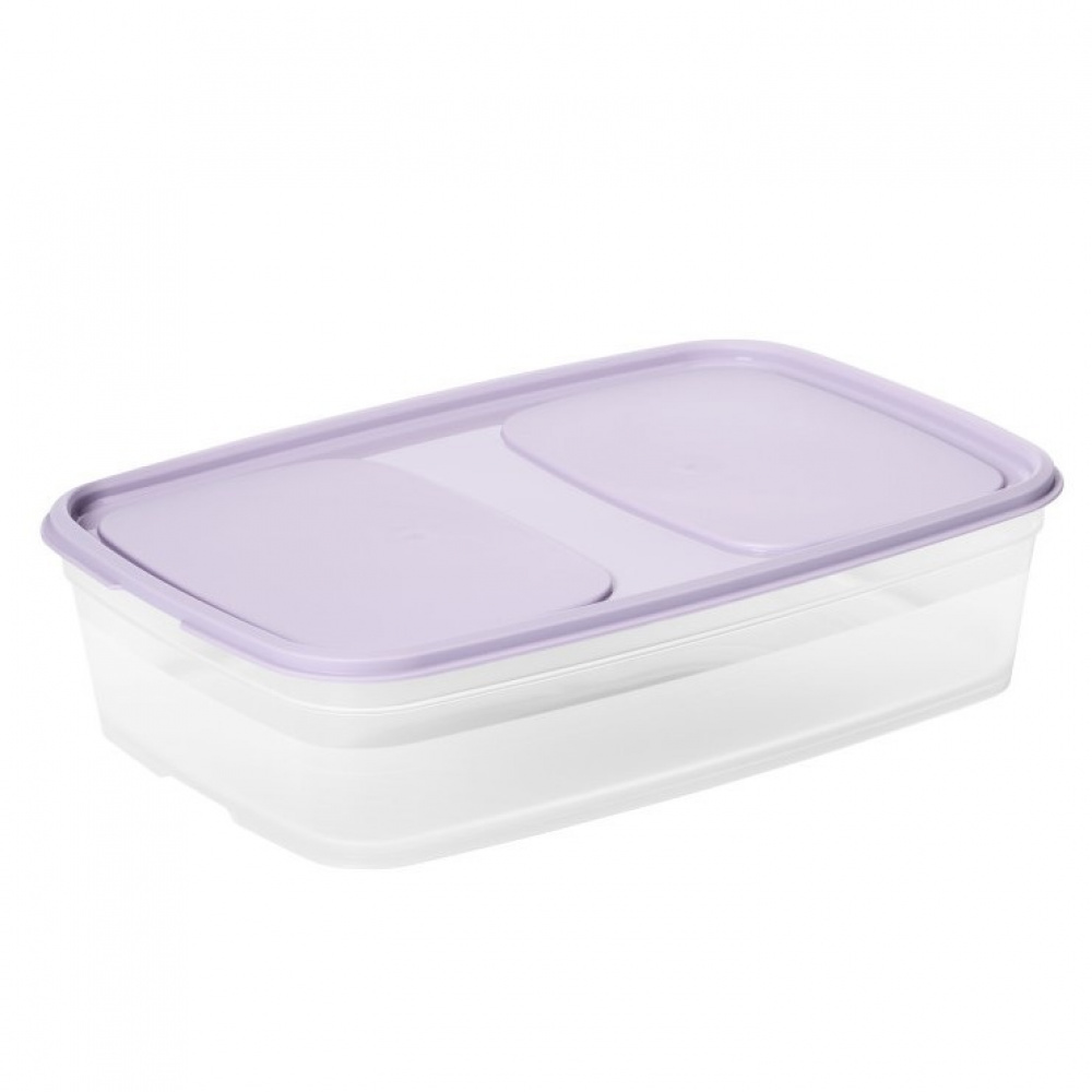 Matlåda, 1,6 L, SMARTSTORE FRESH, Transparent / Lila i gruppen Förvaring / Köksförvaring / Matlådor / Plast hos SmartaSaker.se (42154)