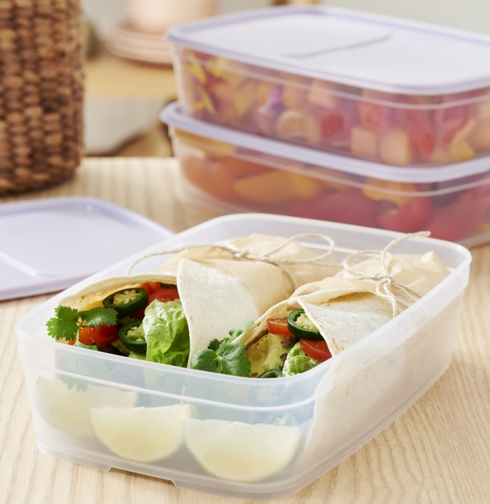 Matlåda, 1,6 L, SMARTSTORE FRESH, Transparent / Lila i gruppen Förvaring / Köksförvaring / Matlådor / Plast hos SmartaSaker.se (42154)