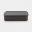 Matlåda, 2 L, BRABANTIA MAKE & TAKE LARGE LUNCH BOX , 25,5 x 16,7 x H 6 cm Matlåda, 2 L, BRABANTIA MAKE & TAKE LARGE LUNCH BOX , 25,5 x 16,7 x H 6 cm