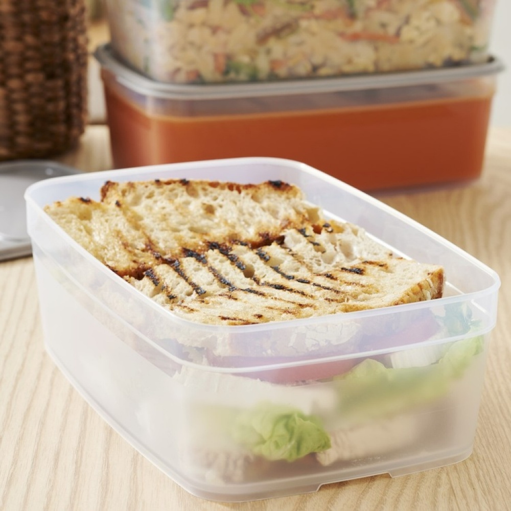 Matlåda, 2,2 L, SMARTSTORE FRESH, Transparent / Lila i gruppen Förvaring / Köksförvaring / Matlådor / Matlådor i plast hos SmartaSaker.se (42157)