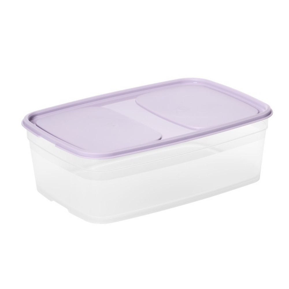 Matlåda, 2,2 L, SMARTSTORE FRESH, Transparent / Lila i gruppen Förvaring / Köksförvaring / Matlådor / Matlådor i plast hos SmartaSaker.se (42157)
