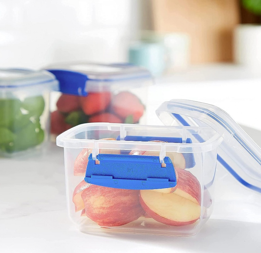 Matlåda, Liten, 400 ml, SISTEMA KLIP-IT WHITE, Transparent / Vit i gruppen Förvaring / Köksförvaring / Matlådor / Plast hos SmartaSaker.se (42169)