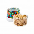 Matlåda, Tvådelad, iD FRESH STACK N\' SNACK SMALL, Ø 9,5 x H 12 cm, Klar / Vit Matlåda, Tvådelad, iD FRESH STACK N\' SNACK SMALL, Ø 9,5 x H 12 cm, Klar / Vit