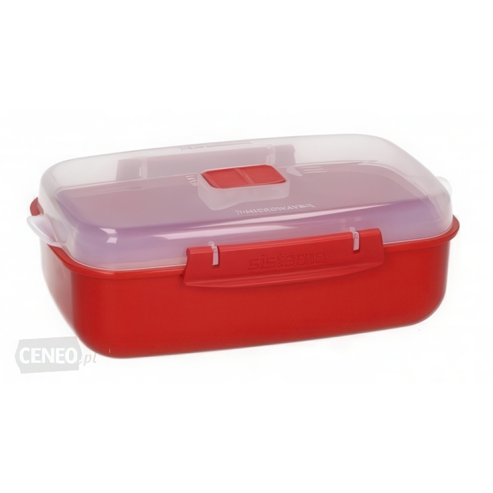 Matlådor för micro, 3 st, MICROWAVE HEAT & EAT PACK, Röda i gruppen Förvaring / Köksförvaring / Matlådor / SmartStore matlådor hos SmartaSaker.se (42199)