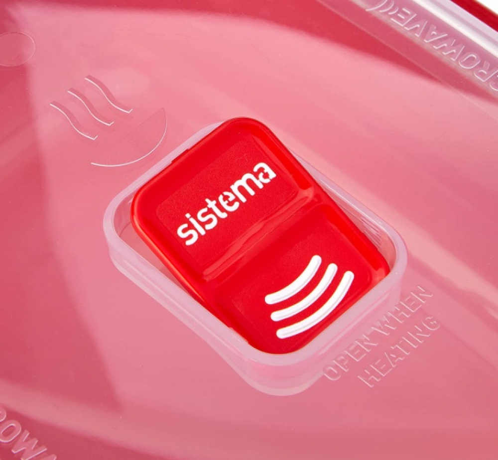 Matlådor för micro, 3 st, MICROWAVE HEAT & EAT PACK, Röda i gruppen Förvaring / Köksförvaring / Matlådor / SmartStore matlådor hos SmartaSaker.se (42199)