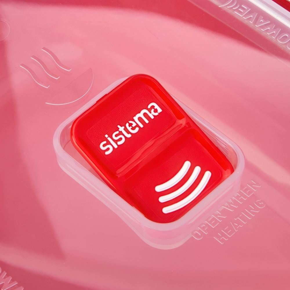 Matlådor för micro, 3 st, MICROWAVE HEAT & EAT PACK, Röda i gruppen Förvaring / Köksförvaring / Matlådor / SmartStore matlådor hos SmartaSaker.se (42199)