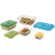 Matlådor i glas, Set med 4 st, NEST GLASS CONTAINERS, Joseph Joseph, Mix Matlådor i glas, Set med 4 st, NEST GLASS CONTAINERS, Joseph Joseph, Mix