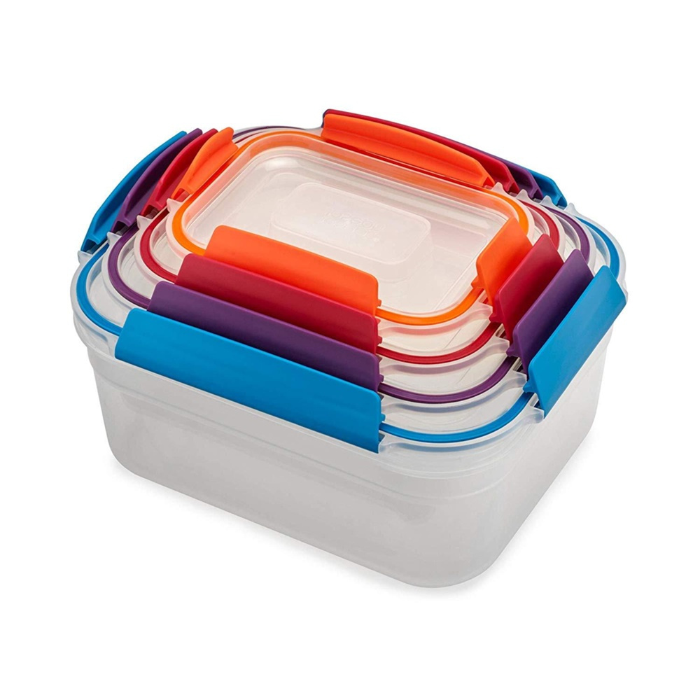 Matlådor, Set med 4 st, NEST LOCK CONTAINERS, Large, Joseph Joseph, Mix i gruppen Förvaring / Köksförvaring / Matlådor hos SmartaSaker.se (42206)