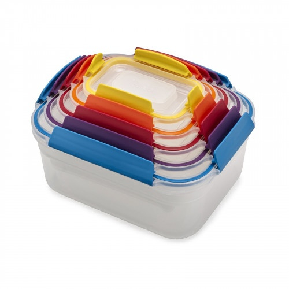 Matlådor, Set med 5 st, NEST LOCK CONTAINERS, Large, Joseph Joseph, Mix i gruppen Förvaring / Köksförvaring / Matlådor hos SmartaSaker.se (42208)