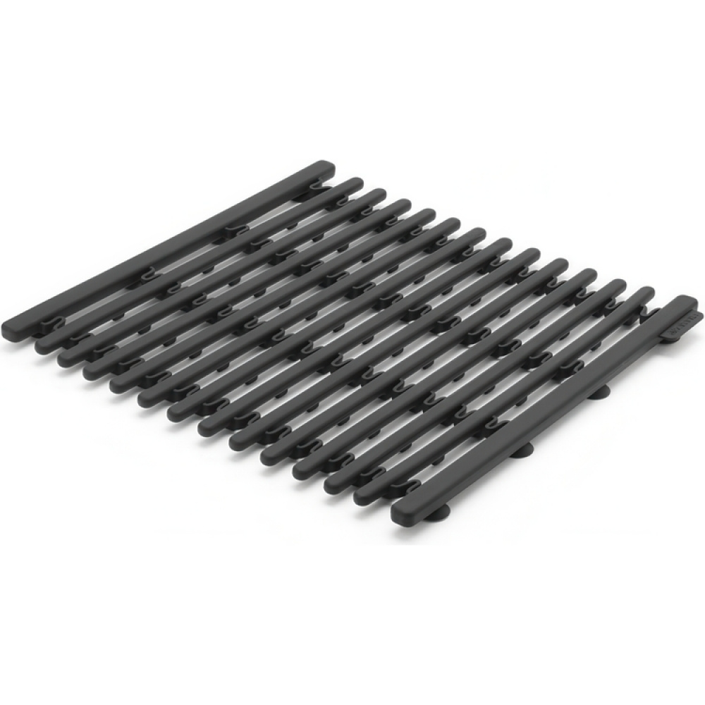 Matta för diskhon, BRABANTIA SILICONE SINK MAT, 30 x 30 - 45 cm, Mörkgrå i gruppen Förvaring / Köksförvaring / Diskställ och diskbänk hos SmartaSaker.se (42210)