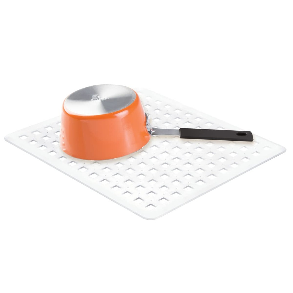 Matta för diskhon, iDESIGN LARGE SINK MAT, 41 x 32 cm, Klar i gruppen Förvaring / Köksförvaring / Diskställ och diskbänk hos SmartaSaker.se (42215)