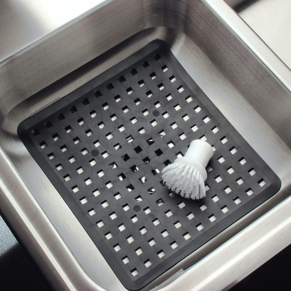 Matta för diskhon, iDESIGN SQUARE SINK MAT, 28 x 32 cm i gruppen Förvaring / Köksförvaring / Diskställ och diskbänk hos SmartaSaker.se (42216)