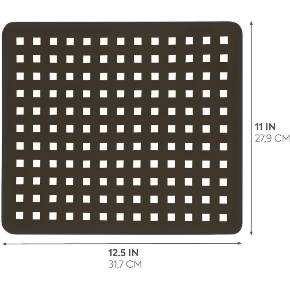 Matta för diskhon, iDESIGN SQUARE SINK MAT, 28 x 32 cm i gruppen Förvaring / Köksförvaring / Diskställ och diskbänk hos SmartaSaker.se (42216)