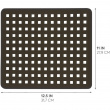 Matta för diskhon, iDESIGN SQUARE SINK MAT, 28 x 32 cm Matta för diskhon, iDESIGN SQUARE SINK MAT, 28 x 32 cm