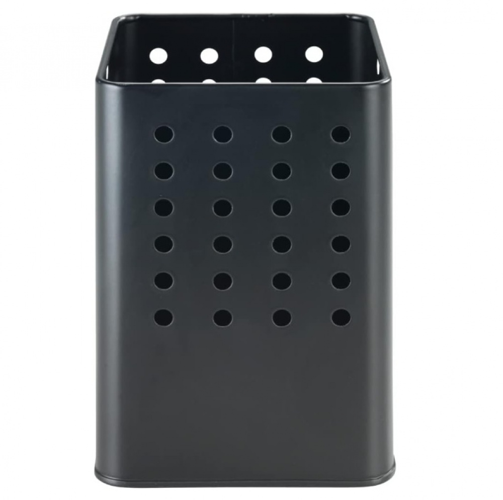 Metallkorg för köksredskap / bestick, SILIO UTENSIL HOLDER, 11,5 x 11,5 x H 16,5, Svart i gruppen Förvaring / Köksförvaring hos SmartaSaker.se (42225)