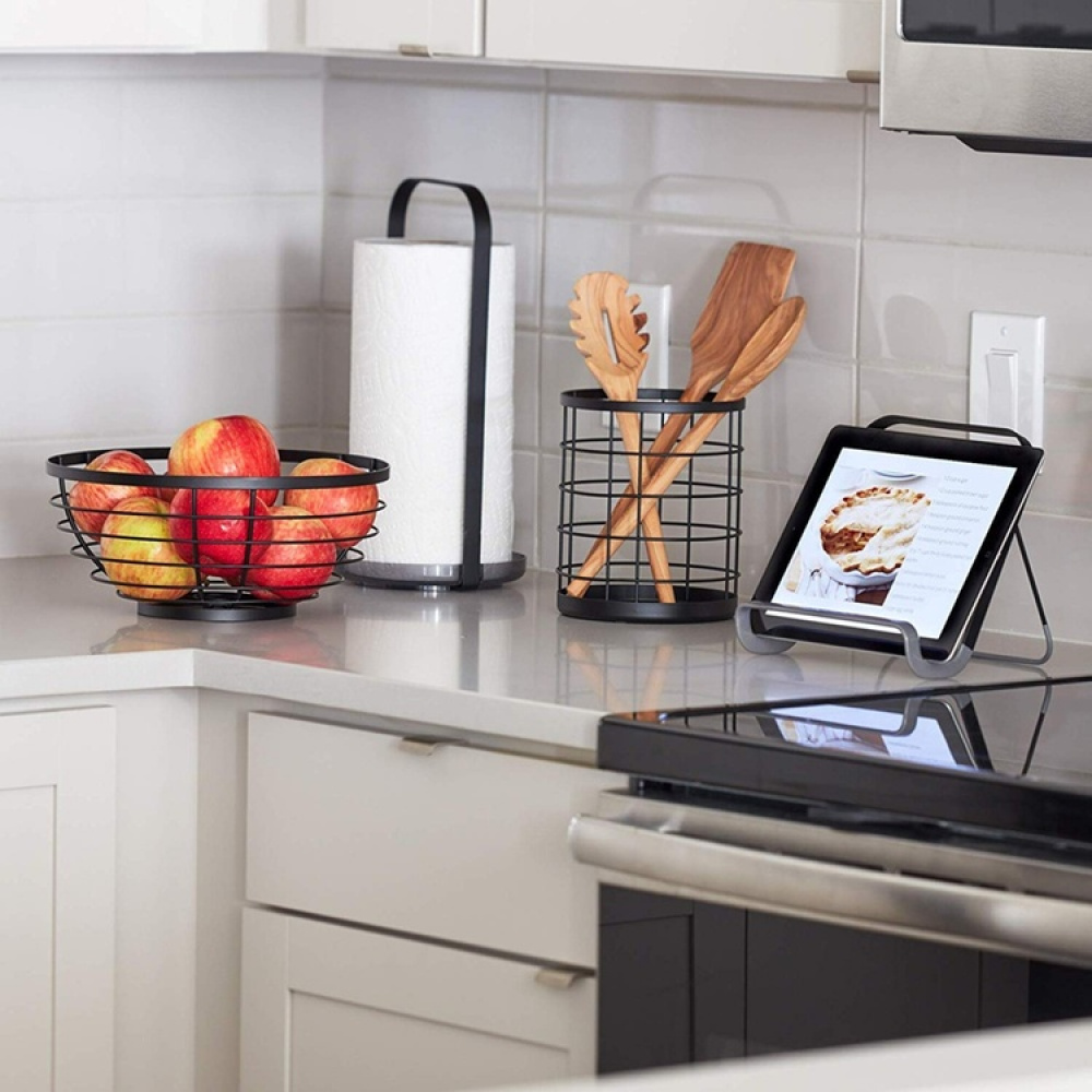 Metallkorg för köksredskap, KITCHEN UTENSIL HOLDER i gruppen Förvaring / Köksförvaring hos SmartaSaker.se (42226)