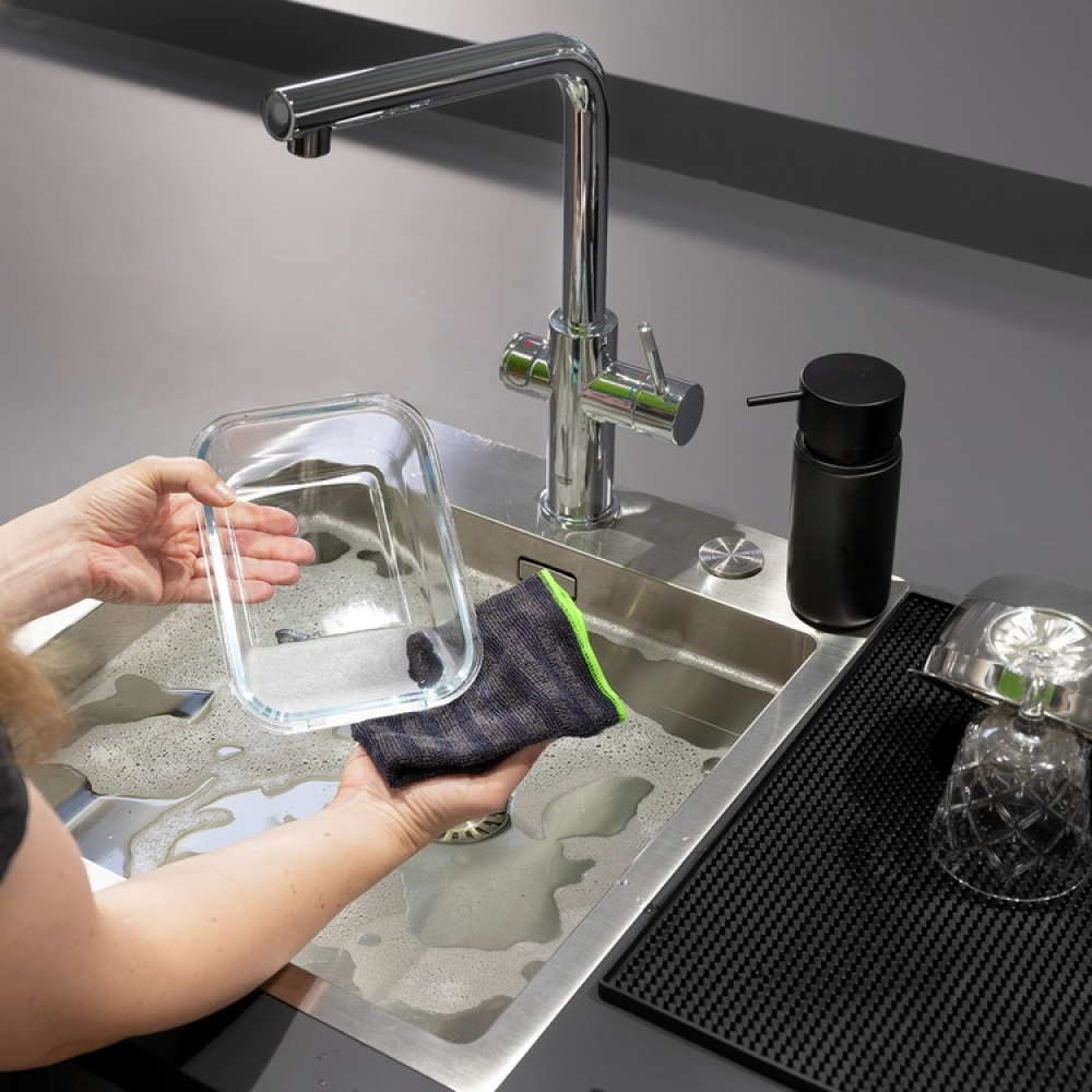 Microfiberdukar för grov smuts, 2 st, MIGRO, 30 x 30 cm, Svart i gruppen Förvaring / Städförvaring och sopsortering / Städtrasor och borstar hos SmartaSaker.se (42228)