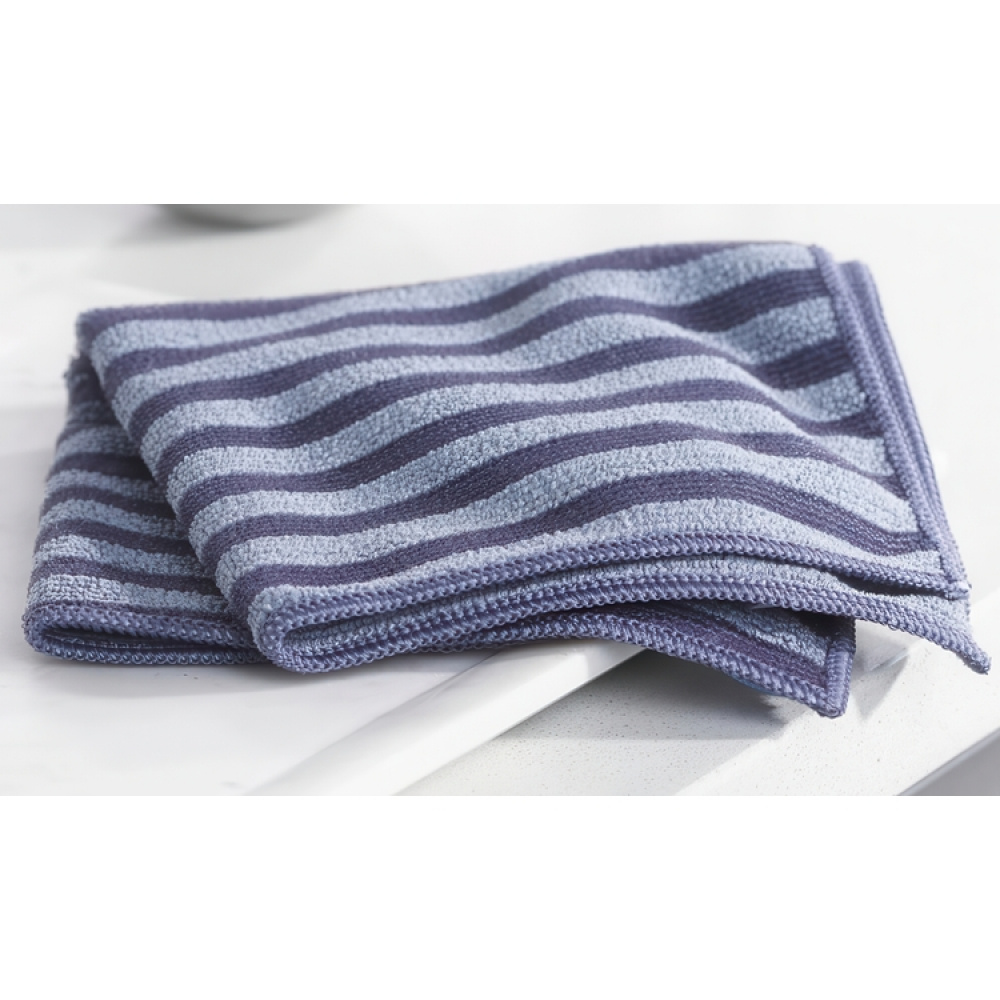 Mikrofiberdukar för rostfritt, 2 dukar, STAINLESS STEEL CLOTH SET, 32 x 32 cm, Grå i gruppen Förvaring / Städförvaring och sopsortering / Städtrasor och borstar hos SmartaSaker.se (42231)