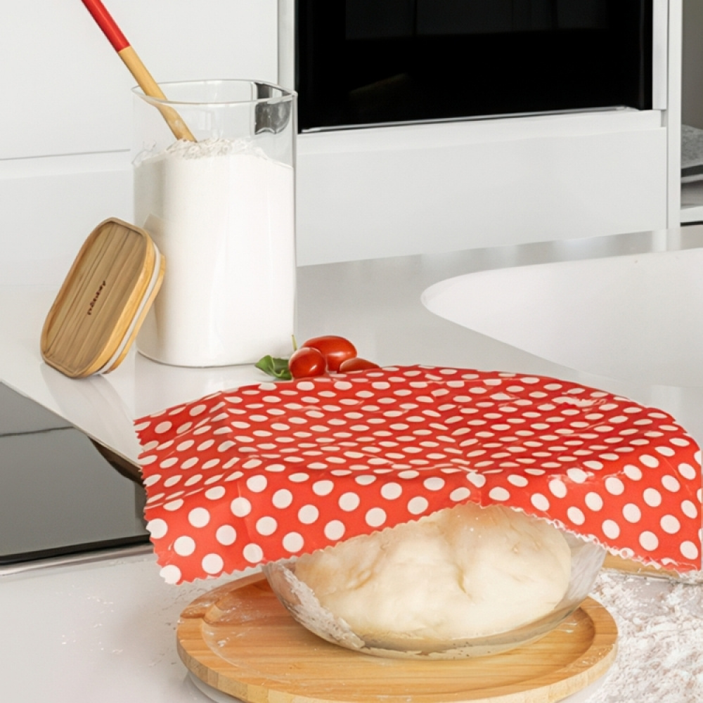 Miljövänlig Folie, 3 st, BEEWAX WRAPS L + M + S, Röd / Gul / Rosa i gruppen Förvaring / Köksförvaring hos SmartaSaker.se (42234)