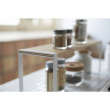 Mini hylla, TOSCA KITCHEN RACK WIDE, 40 x 12 x H 15.5 cm, Yamazaki, Vit / Trä Mini hylla, TOSCA KITCHEN RACK WIDE, 40 x 12 x H 15.5 cm, Yamazaki, Vit / Trä