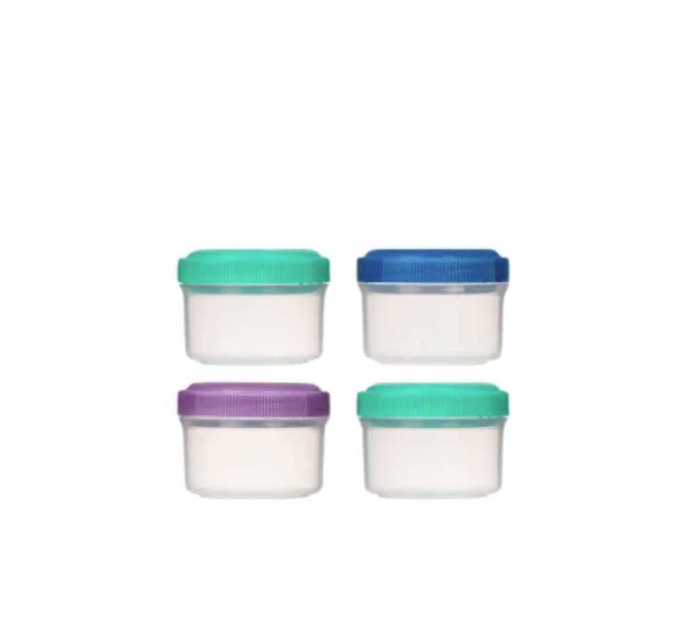 Miniburkar för dressing mm, 4 st, SISTEMA TO GO, 35 ml, Mix i gruppen Förvaring / Köksförvaring / Matlådor / Sistema matlådor hos SmartaSaker.se (42242)