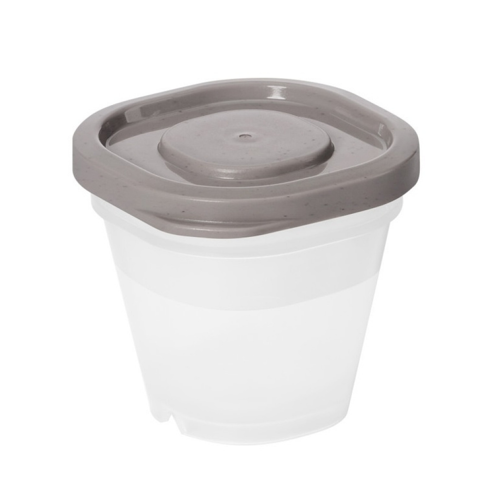 Miniburkar för dressing, 4 st, SMARTSTORE SUSTAIN, Transparent / Earl grey i gruppen Förvaring / Köksförvaring / Matlådor / SmartStore matlådor hos SmartaSaker.se (42243)