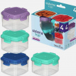 Miniburkar, 4 st, 62 ml, MINI KNICK KNACK TO GO, Mix Miniburkar, 4 st, 62 ml, MINI KNICK KNACK TO GO, Mix