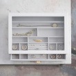Minibyrå för smycken, 1 låda med glaslock, SUPERSIZE STACKERS DRAWER