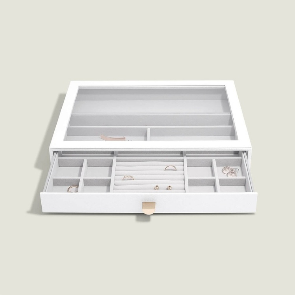 Minibyrå för smycken, 1 låda med glaslock, SUPERSIZE STACKERS DRAWER i gruppen Förvaring / Sovrumsförvaring / Smyckesförvaring hos SmartaSaker.se (42249)