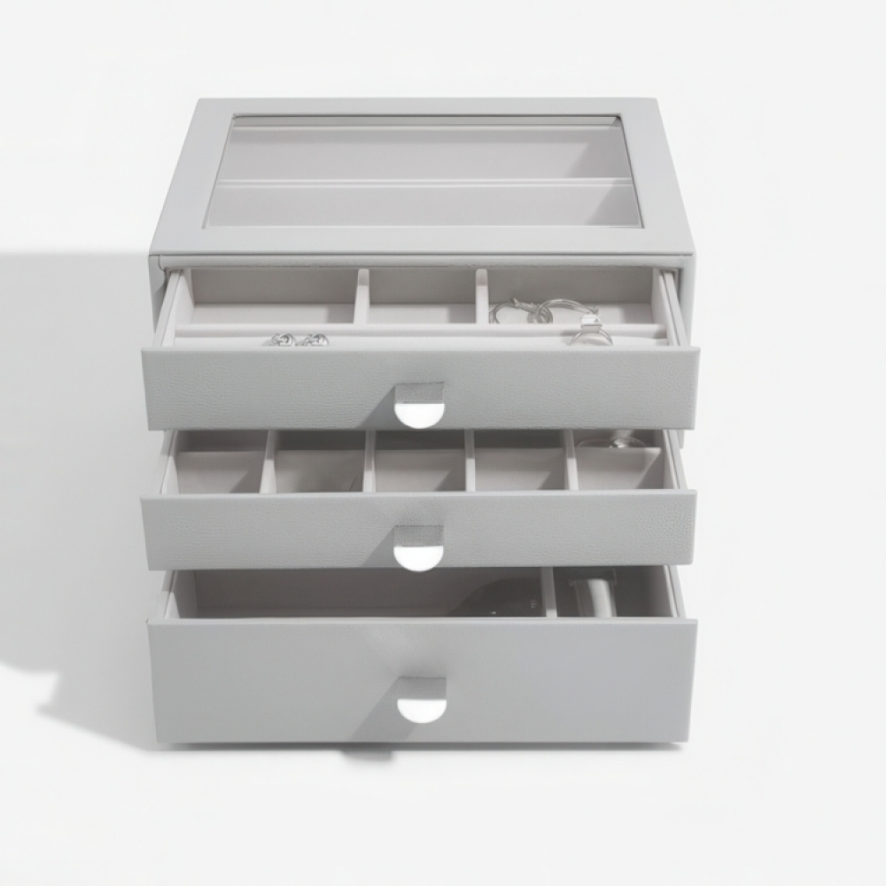 Minibyrå för smycken, 3 lådor, CLASSIC STACKERS DRAWERS i gruppen Förvaring / Sovrumsförvaring / Smyckesförvaring hos SmartaSaker.se (42252)