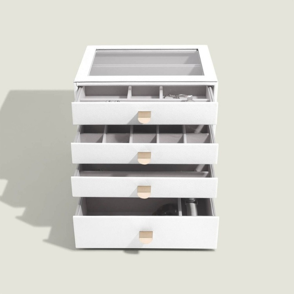 Minibyrå för smycken, 4 lådor, CLASSIC STACKERS DRAWERS i gruppen Förvaring / Sovrumsförvaring / Smyckesförvaring hos SmartaSaker.se (42254)