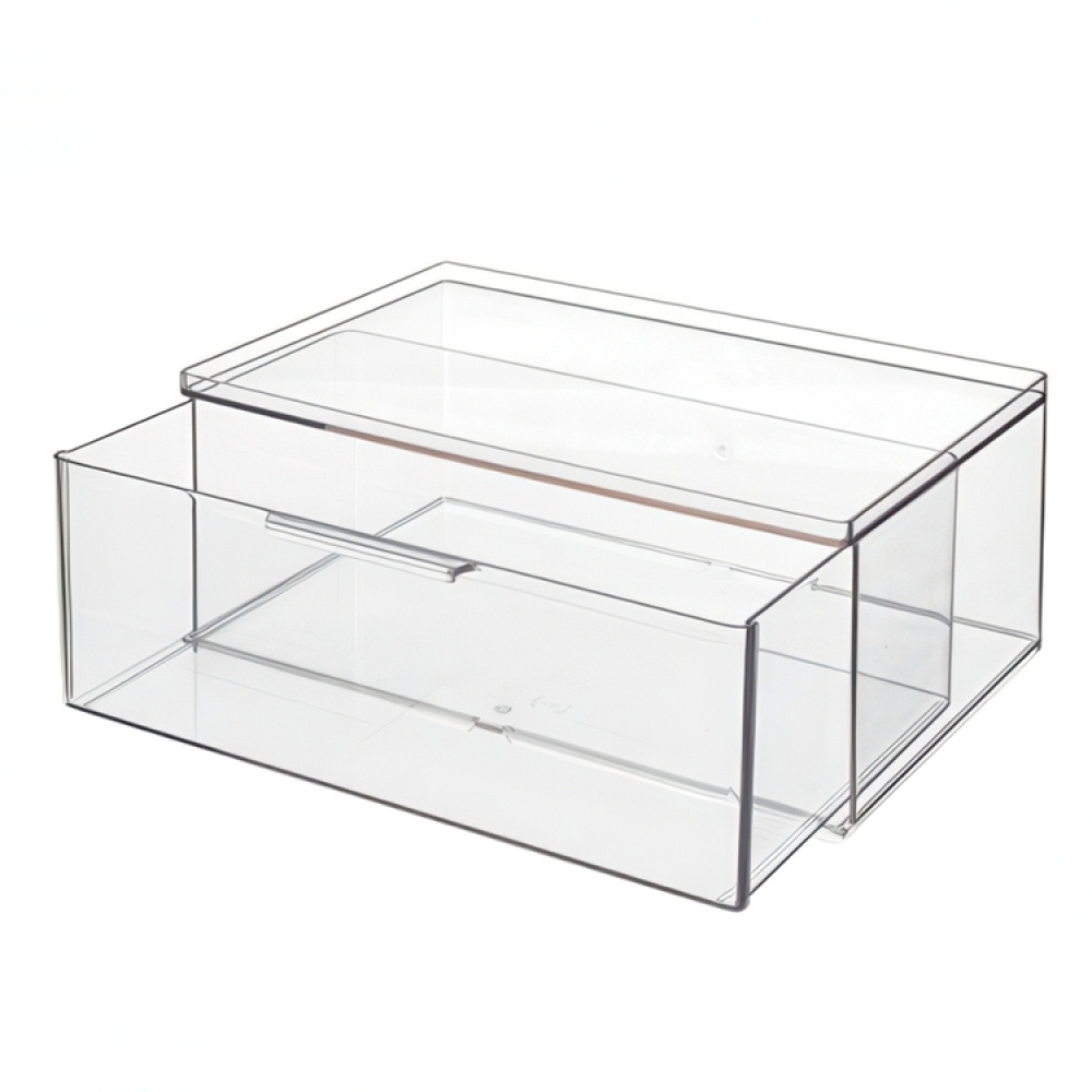 Minibyrå, Stapelbar, Hög, THE HOME EDIT ALL-PURPOSE DRAWER , 26,7 x 17,8 x H 10,8 cm, Klar i gruppen Förvaring / Badrumsförvaring / Sminkförvaring hos SmartaSaker.se (42255)
