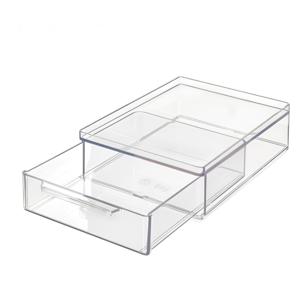 Minibyrå, Stapelbar, Liten, THE HOME EDIT ALL-PURPOSE DRAWER , 13,3 x 17,8 x H 5,1 cm, Klar i gruppen Förvaring / Badrumsförvaring / Sminkförvaring hos SmartaSaker.se (42257)