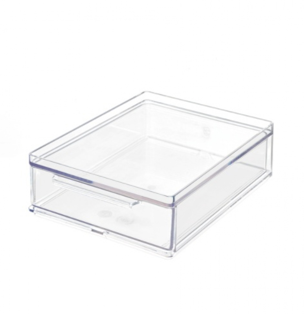 Minibyrå, Stapelbar, Liten, THE HOME EDIT ALL-PURPOSE DRAWER , 13,3 x 17,8 x H 5,1 cm, Klar i gruppen Förvaring / Badrumsförvaring / Sminkförvaring hos SmartaSaker.se (42257)