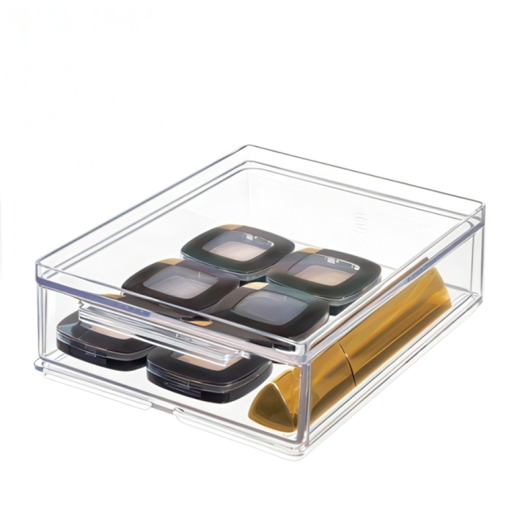 Minibyrå, Stapelbar, Liten, THE HOME EDIT ALL-PURPOSE DRAWER , 13,3 x 17,8 x H 5,1 cm, Klar i gruppen Förvaring / Badrumsförvaring / Sminkförvaring hos SmartaSaker.se (42257)
