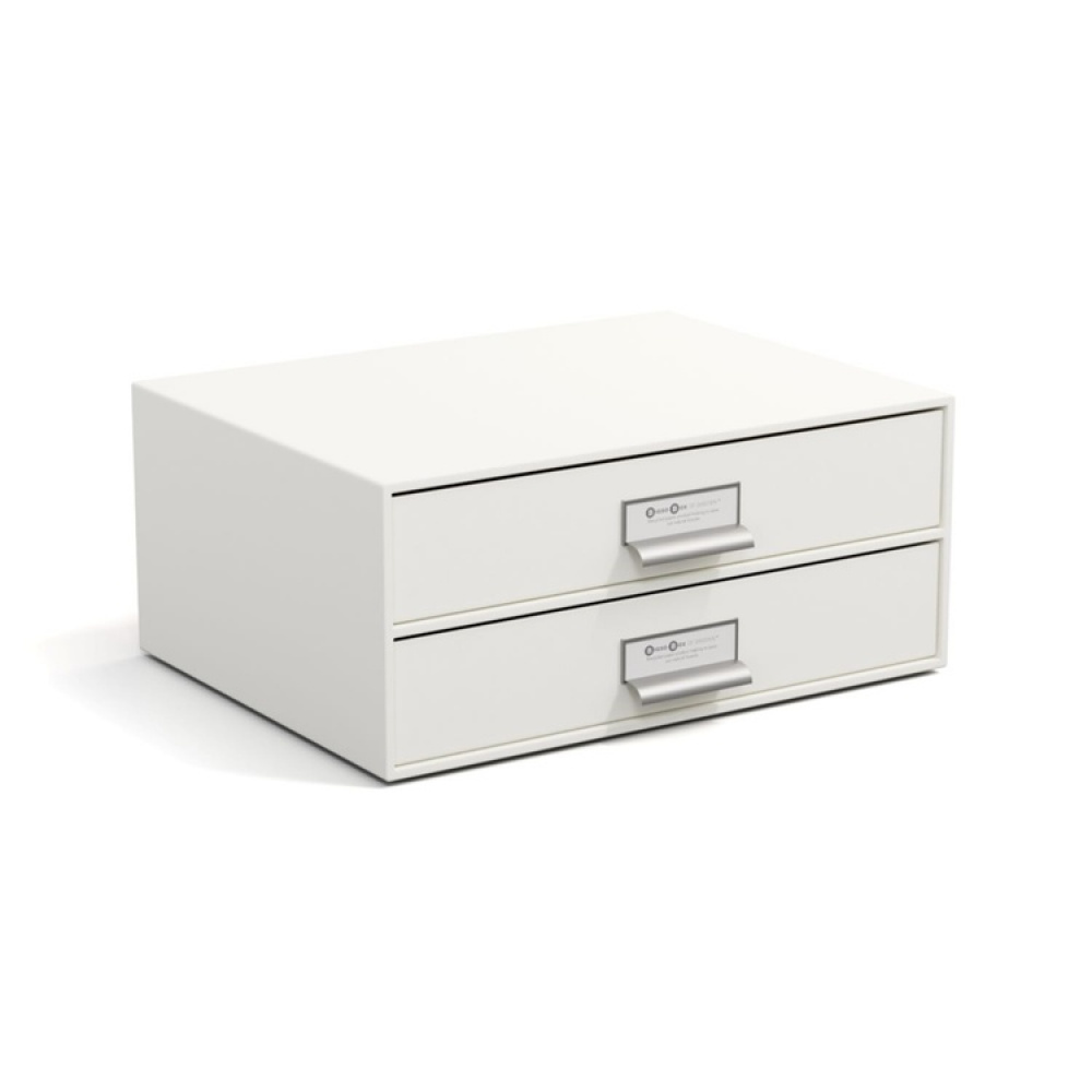 Minibyrå, 2 lådor, BIGSO BIRGER, 33 x 25,5 x H 14,5 cm i gruppen Förvaring / Förvaringslådor / BigSo förvaringslådor hos SmartaSaker.se (42263)