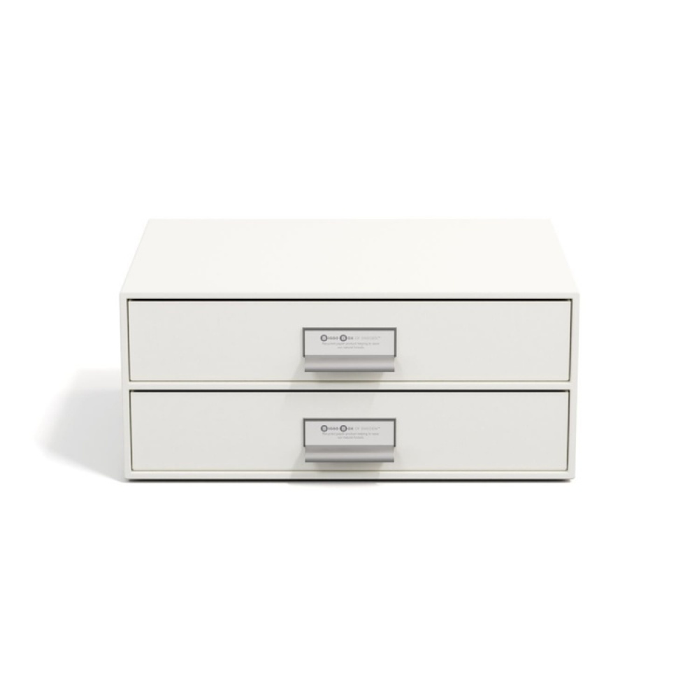 Minibyrå, 2 lådor, BIGSO BIRGER, 33 x 25,5 x H 14,5 cm i gruppen Förvaring / Förvaringslådor / BigSo förvaringslådor hos SmartaSaker.se (42263)