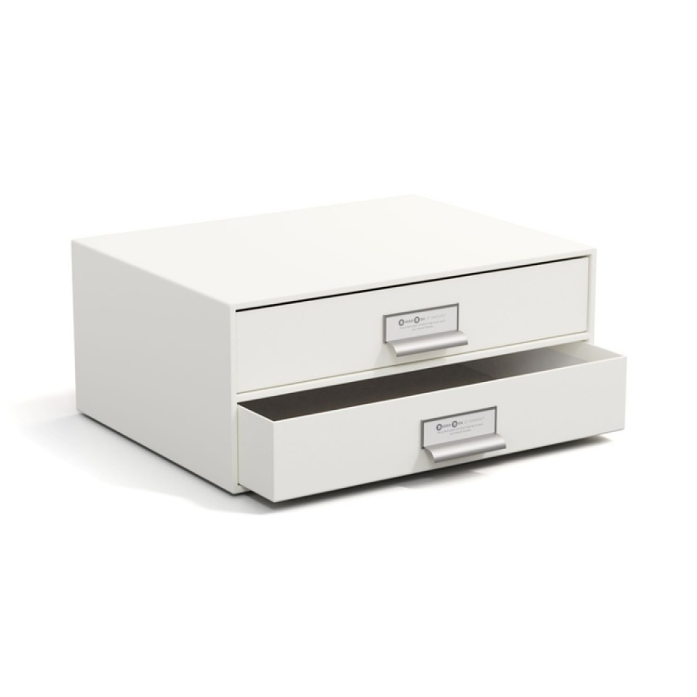 Minibyrå, 2 lådor, BIGSO BIRGER, 33 x 25,5 x H 14,5 cm i gruppen Förvaring / Förvaringslådor / BigSo förvaringslådor hos SmartaSaker.se (42263)