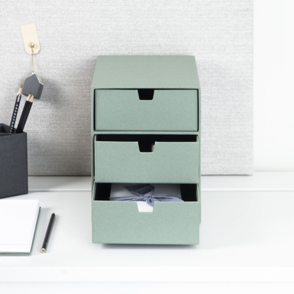 Minibyrå, Liten, BIGSO INGRID CANVAS, 25,5 x 16 x H 20,5 cm i gruppen Förvaring / Förvaringslådor / BigSo förvaringslådor hos SmartaSaker.se (42265)