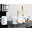 Minibyrå, Stapelbar, 4 fack, CRISP TEA ORGANIZER, 32 x 16 x H11,5cm, Transparent Minibyrå, Stapelbar, 4 fack, CRISP TEA ORGANIZER, 32 x 16 x H11,5cm, Transparent