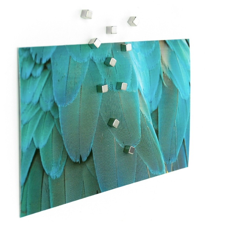 Mini-magneter, Starka, Kuber, 10 st, KUBIQ SILVER, 0,5 cm, silver i gruppen Förvaring / Magneter och självhäftande / Starka magneter hos SmartaSaker.se (42275)