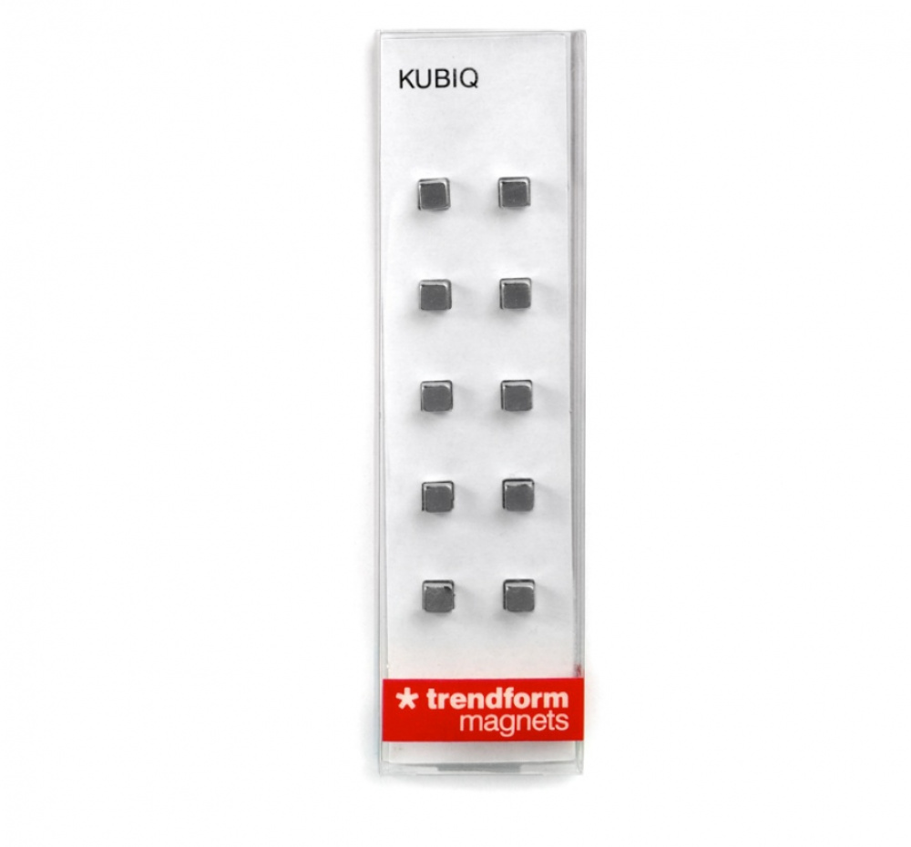 Mini-magneter, Starka, Kuber, 10 st, KUBIQ SILVER, 0,5 cm, silver i gruppen Förvaring / Magneter och självhäftande / Starka magneter hos SmartaSaker.se (42275)
