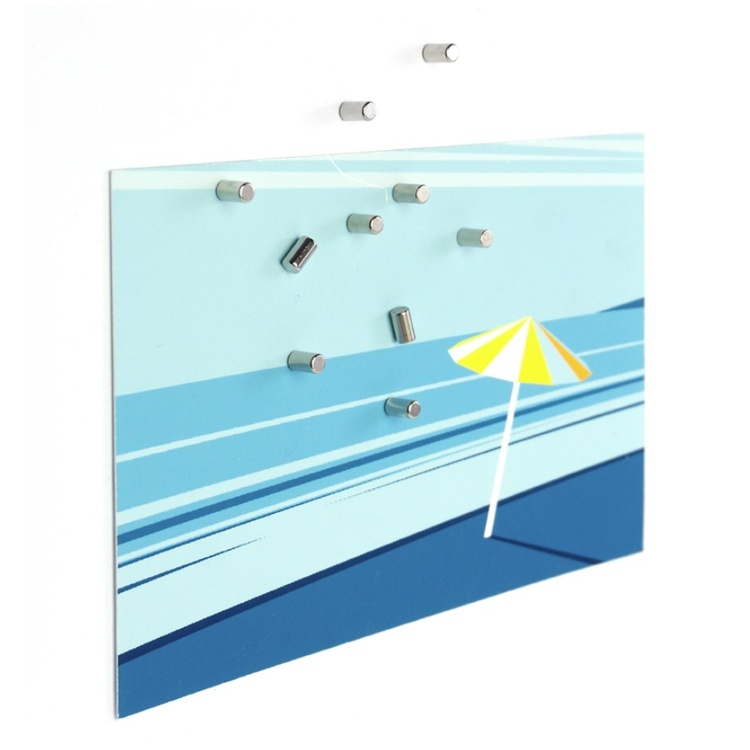 Mini-Magneter, Starka, Stift, 10 st, MAGNUM SILVER, Ø 0,4 x H 0,7 cm, Silver i gruppen Förvaring / Magneter och självhäftande / Starka magneter hos SmartaSaker.se (42278)