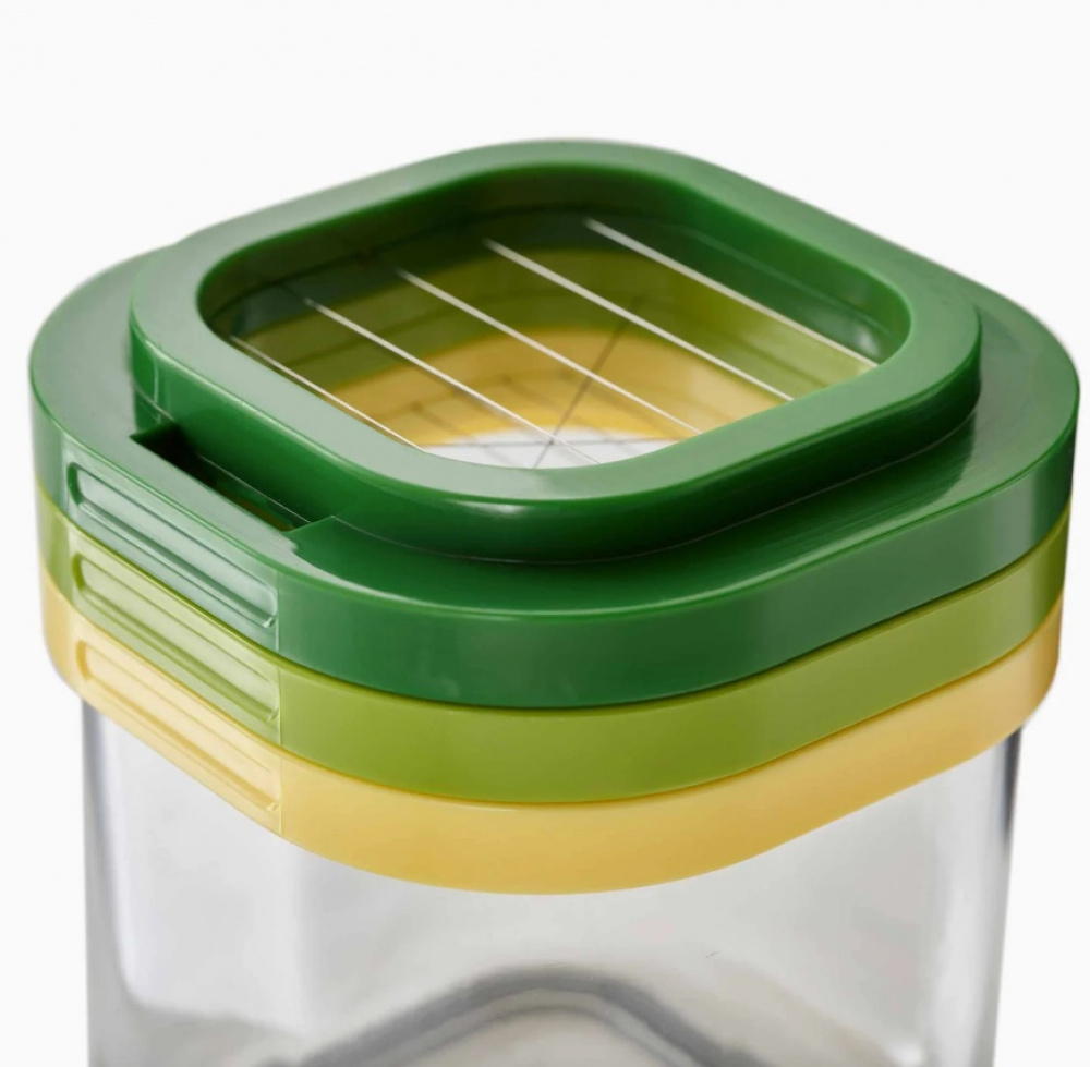 Mini-skärare, 3-IN-1 MULTI-PREP, Joseph Joseph, Grön / Gul i gruppen Förvaring / Köksförvaring hos SmartaSaker.se (42279)