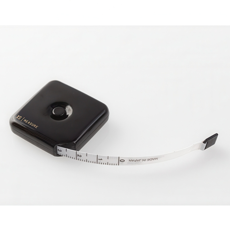 Måttband i ministorlek, Superlätt, 1,5 m, MIDORI XS, 3,8 × 3,8 cm, Svart i gruppen Förvaring / Kontorsmaterial hos SmartaSaker.se (42283)