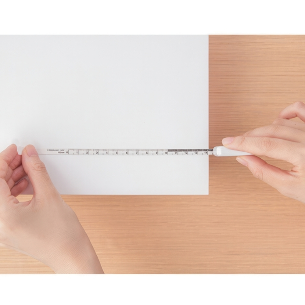 Måttband i ministorlek, Superlätt, 1,5 m, MIDORI XS, 3,8 × 3,8 cm, Svart i gruppen Förvaring / Kontorsmaterial hos SmartaSaker.se (42283)